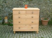 Antique Victorian Pine Chest