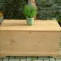 Antique Victorian Pine Linen Box
