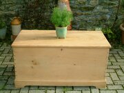 Antique Victorian Pine Linen Box