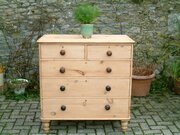 Mid-Victorian Pine Chest Of Drawers