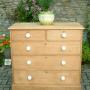 pine  pine chest of drawers