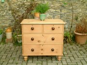 Victorian Pine Chest Of Drawers