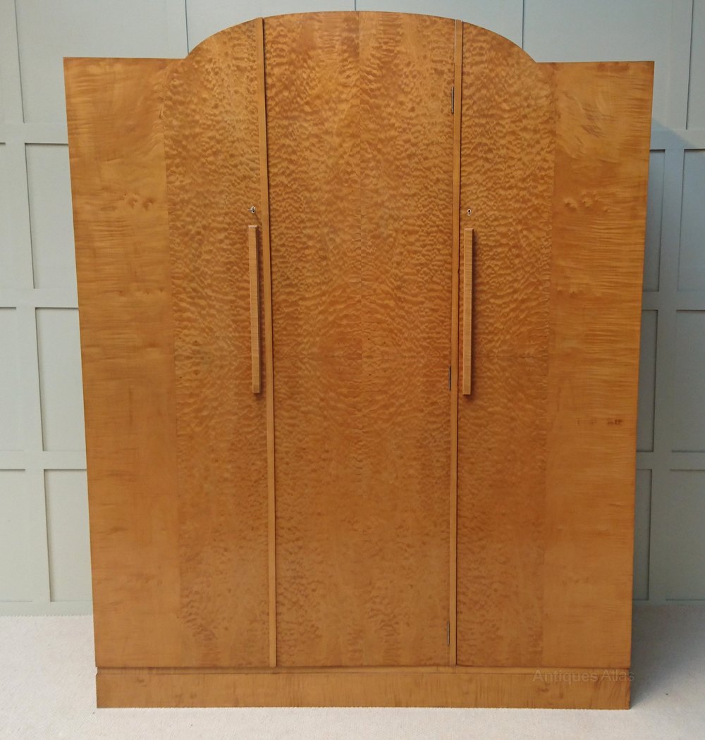 Antiques Atlas Bath Furniture Company Maple Triple Wardrobe