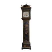 18th Century Japanned Longcase Clock From London 