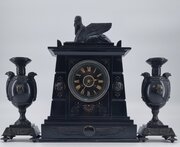 19th Century Egyptian Revival Mantel Clock 