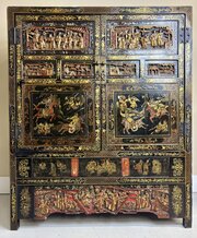 Chinese Inlaid Cabinet Late-19th-century 