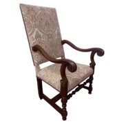 Late 17th-century French Walnut Armchair