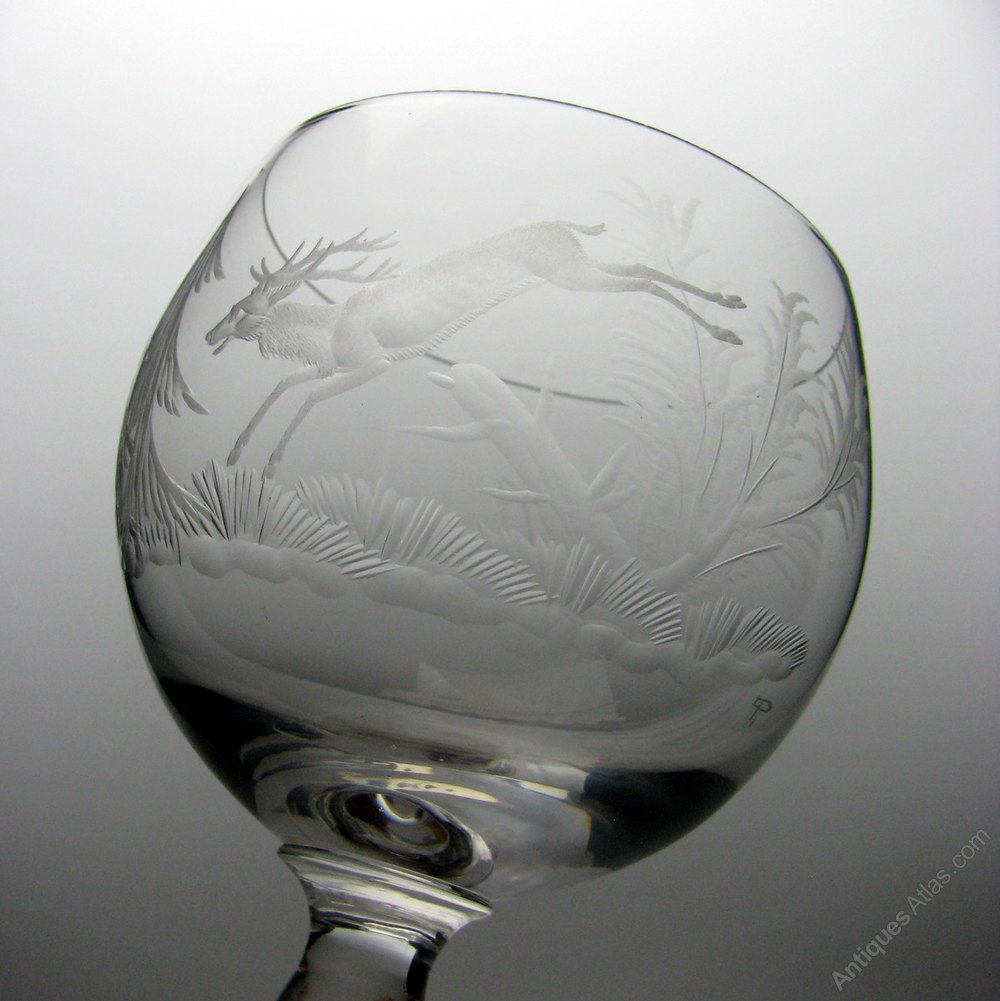 stag wine glasses