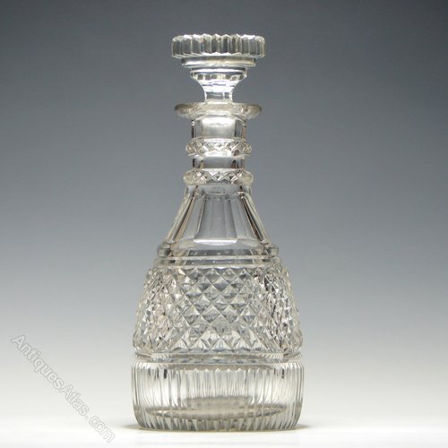 Antiques Atlas Style Cut Crystal Decanter