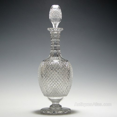 Antiques Atlas Large Richardsons Footed Shaft & Globe Decanter