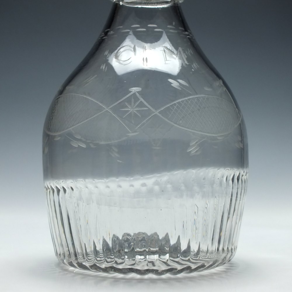 Antiques Atlas Marked Irish Cork Glass Company Decanter C1795