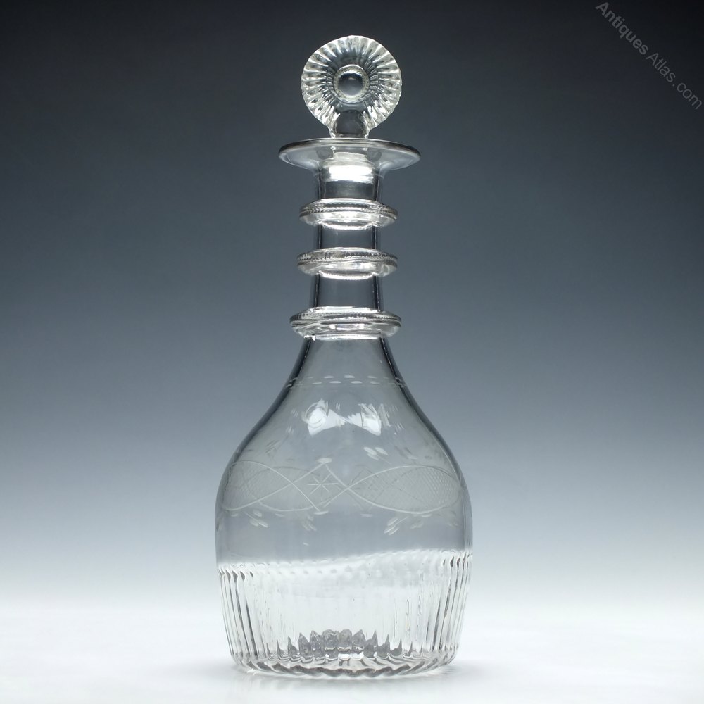 Antiques Atlas Marked Irish Cork Glass Company Decanter C1795