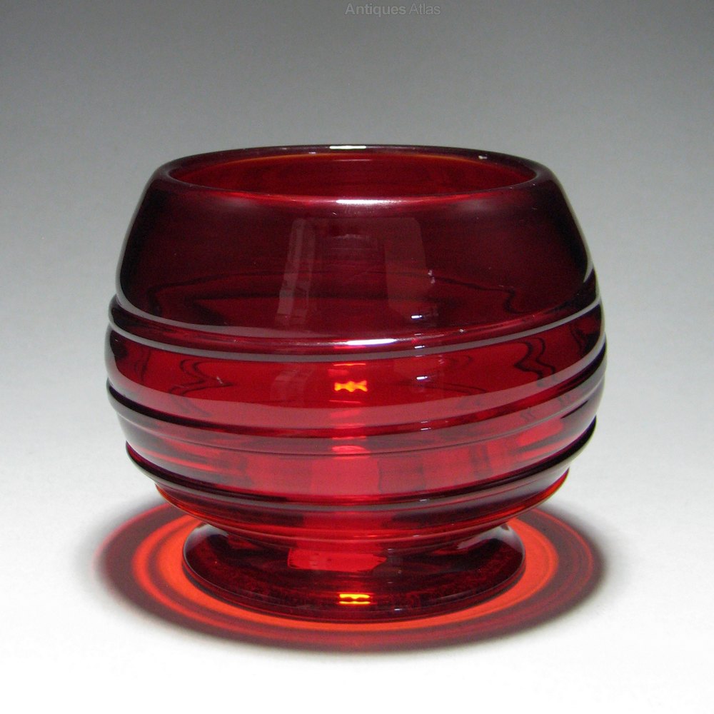 Antiques Atlas Pair Of Whitefriars Trailed Glass Bowls