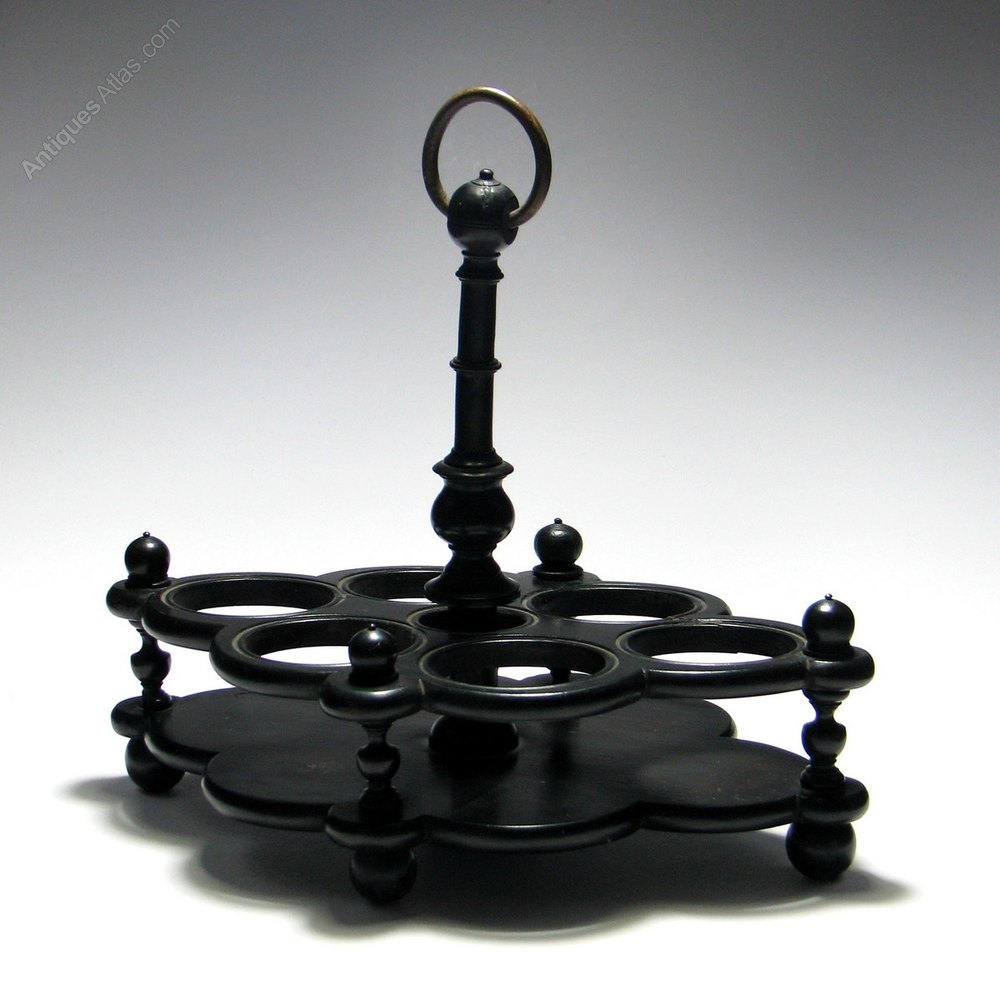 Antiques Atlas Six Piece Blue Glass And Silver Cruet Set