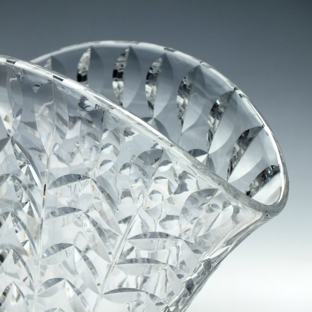 Antiques Atlas Webb Corbett Crystal Fan Vase 193040