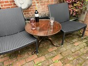 Lowered Georgian Mahogany Tripod Table