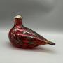 A beautiful art glass bird by Oiva Toikka 