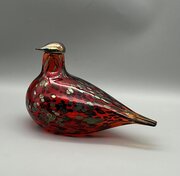 A Beautiful Art Glass Bird By Oiva Toikka 