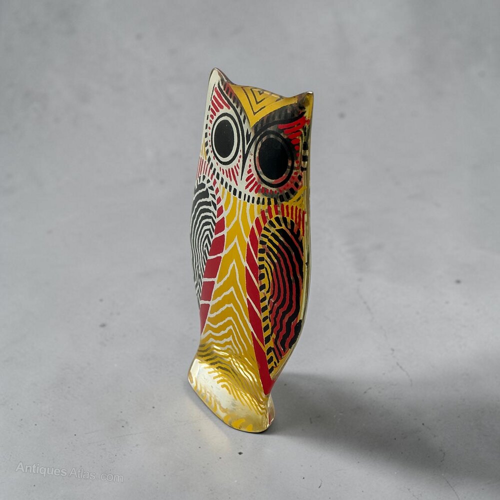 Antiques Atlas - Abraham Palatnik Lucite Owl Figure, 1960s as1211a392