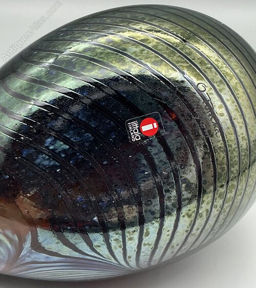 Antiques Atlas - IITTALA, Finland – Art Glass Bird By Oiva Toikka