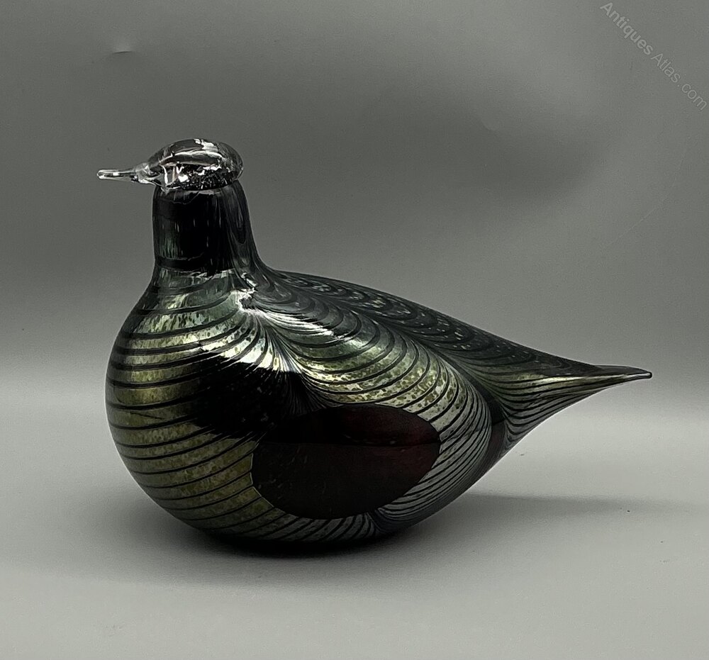 Antiques Atlas - IITTALA, Finland – Art Glass Bird By Oiva Toikka
