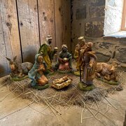 Vintage Fontanini Nativity Figurine Set 