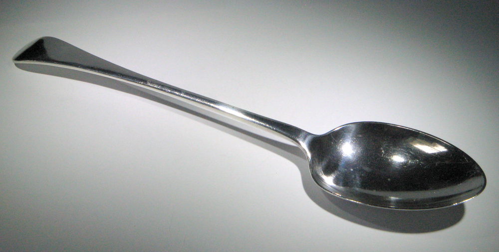 Antiques Atlas Victorian Large Heavy Silver Basting/serving Spoon