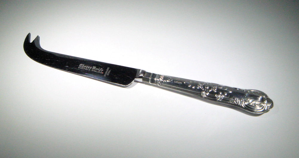 Antiques Atlas Vintage Silver Handled Queens Pattern Cheese Knife