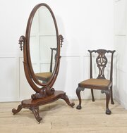 19th-century Cheval Mirror