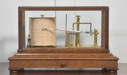 Antique Oak Barograph By Short & Mason, England