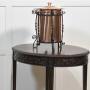 Arts and Crafts circular copper coal bucket