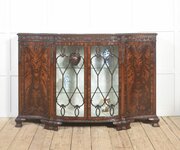 Chippendale Revival Mahogany Display Cabinet