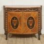 Fine George III Style Satinwood & Rosewood Marquetry