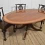 Fine Regency Style Oval Mahogany Dining Table