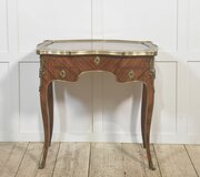 French Gilt-Bronze Mounted Bijouterie Table