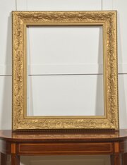 Large Art Nouveau Style Giltwood Picture Frame