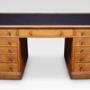 Large Oak Pedestal Desk