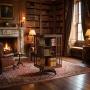 Late 19th Century Oak Revolving Bookcase By Trubner