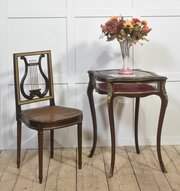 Mahogany Framed Bijouterie Table