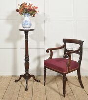 Mahogany Pedestal / Plant Stand