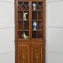 Mahogany Inlaid Corner Cabinet