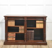 Mahogany Open Bookcase