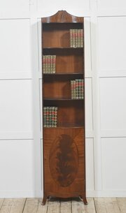 Mahogany Open Bookcase