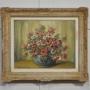 Oil on canvas Still Life of Flower