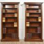 Pair Of Tall Mahogany Open Bookcases