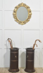 Pair Of 19th Century Mahogany Umbrella Stands 