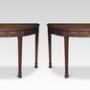 Pair of Adam Revival mahogany hall tables