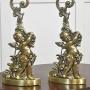 Pair of Brass Putti Door Stops
