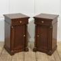 Pair of Empire Style Mahogany Bedside Cabinets