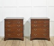 Pair Of Mahogany Bachelor’s Chests